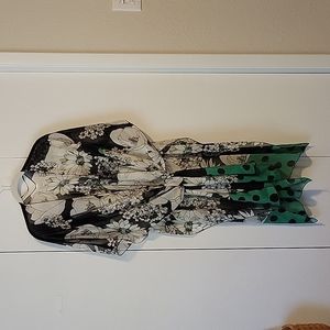 Printed Sheer Kimono